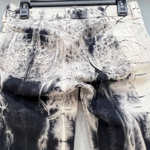 Siwy Jeans Women's Hannah Jeans Size 26 (2) Black Tie Dye Embossed Pockets - Picture 11 of 17